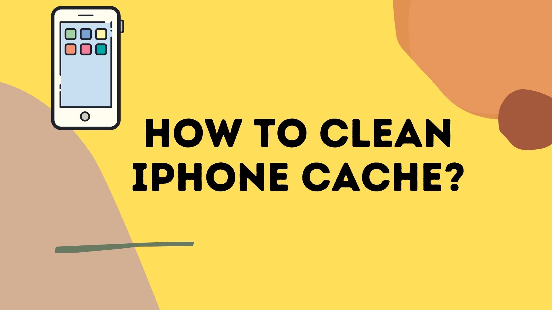 How to clean iPhone cache?