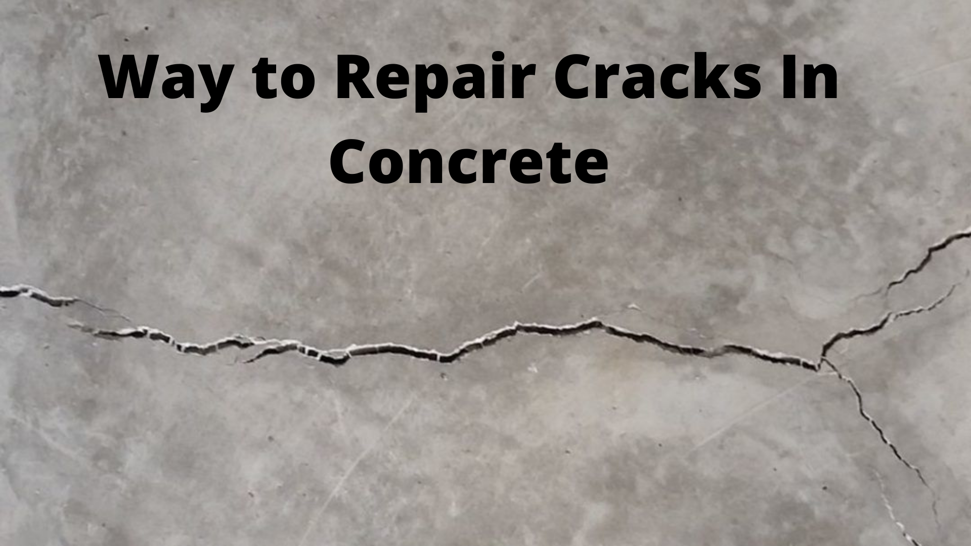 Cracks In Concrete